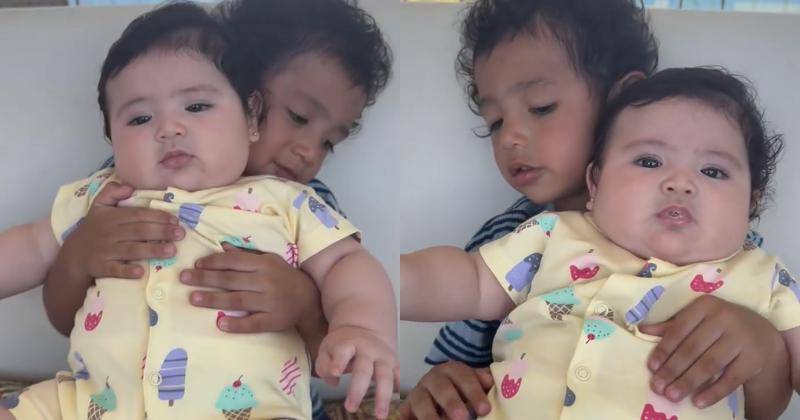 Momen Baby Hagia Anak Jessica Iskandar Dijagain sang Kakak